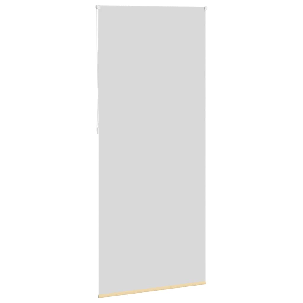 vidaXL Roller blind blackout 84,4x230 cm Fabric Width 80 cm beige