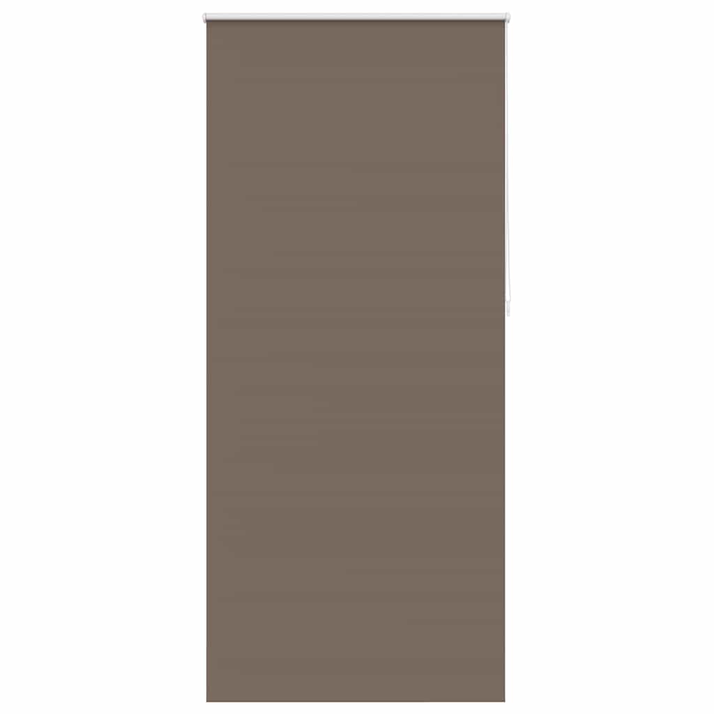 vidaXL Roller blind blackout 84.4x230 cm Fabric Width 80 cm coffee