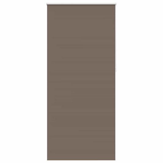 vidaXL Roller blind blackout 84.4x230 cm Fabric Width 80 cm coffee