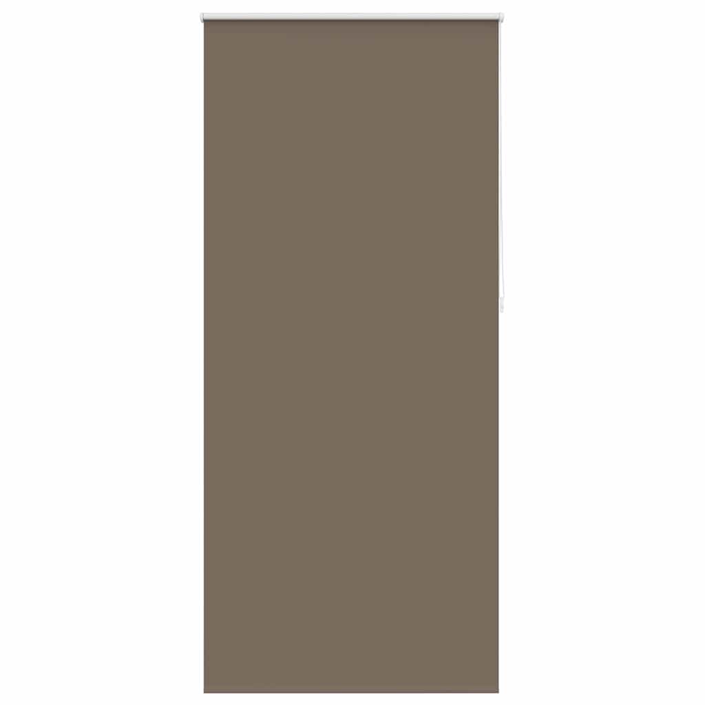 vidaXL Roller blind blackout 84,4x230 cm Fabric Width 80 cm coffee