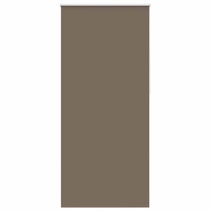 vidaXL Roller blind blackout 84,4x230 cm Fabric Width 80 cm coffee