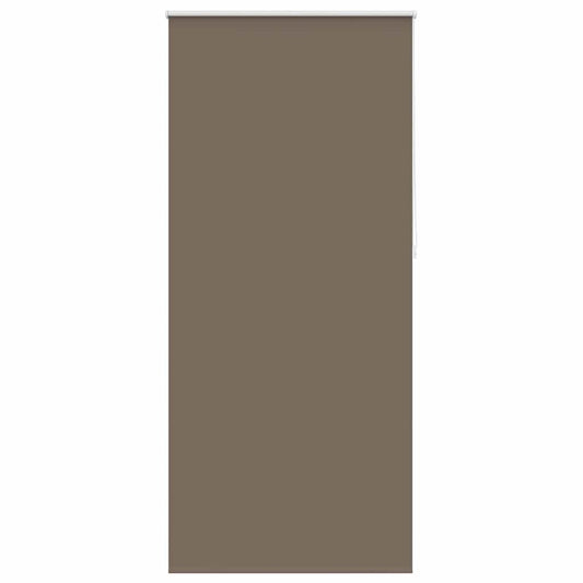 vidaXL Roller blind blackout 84,4x230 cm Fabric Width 80 cm coffee