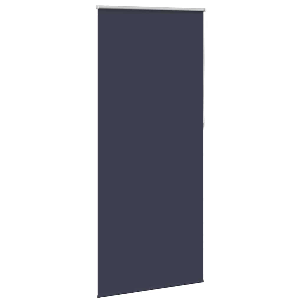 vidaXL Roller blind blackout 84,4x230 cm Fabric Width 80 cm marine