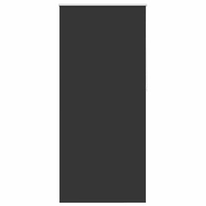 vidaXL Roller blind blackout 84,4x230 cm Fabric Width 80 cm black