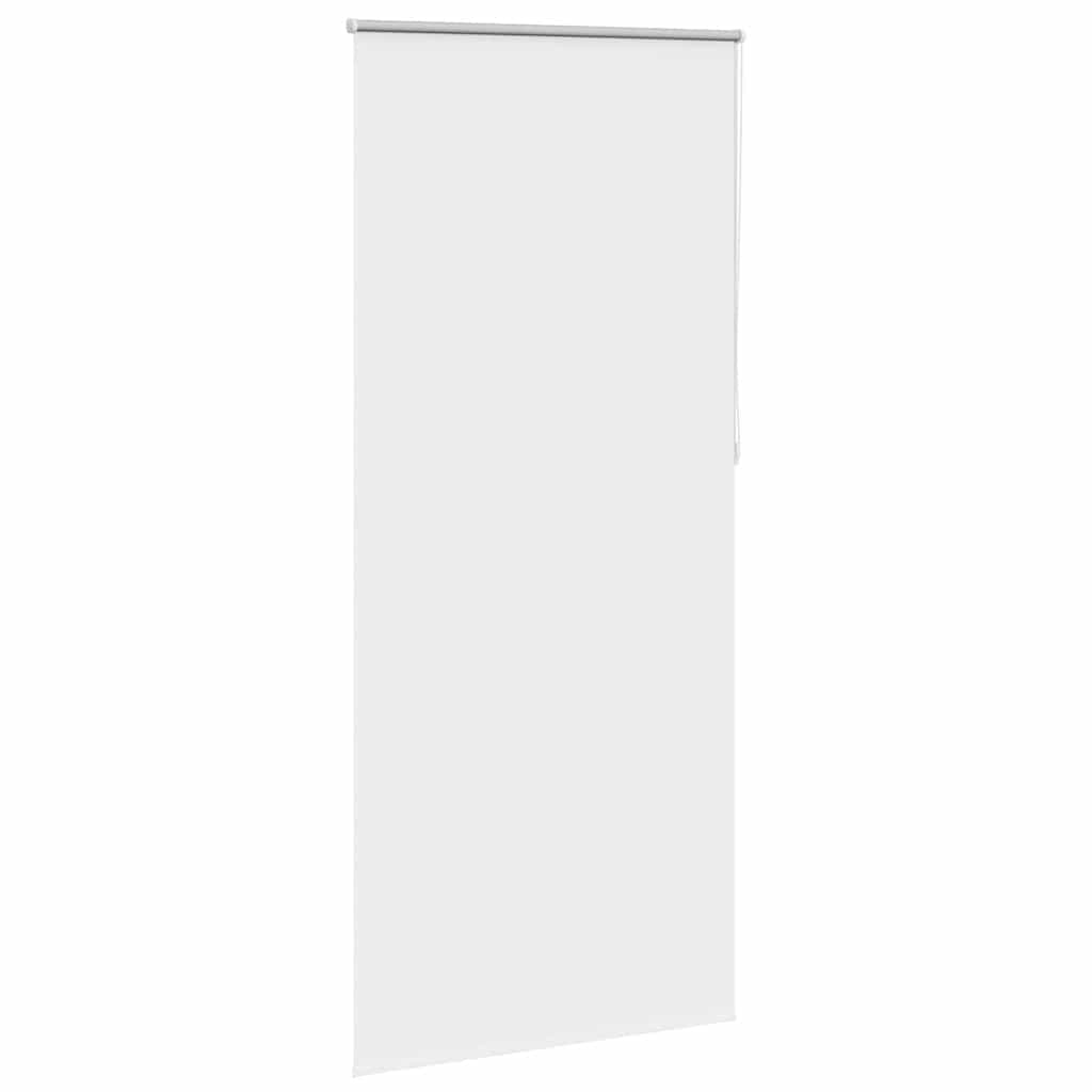 vidaXL Roller blind blackout 104.4x230 cm Fabric Width 100 cm white