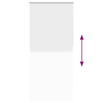 vidaXL Roller blind blackout 104.4x230 cm Fabric Width 100 cm white