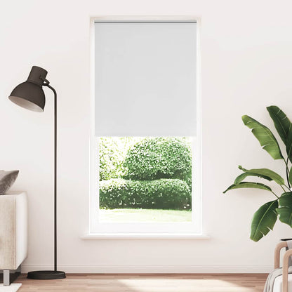 vidaXL Roller blind blackout 104,4x230 cm Fabric Width 100 cm white