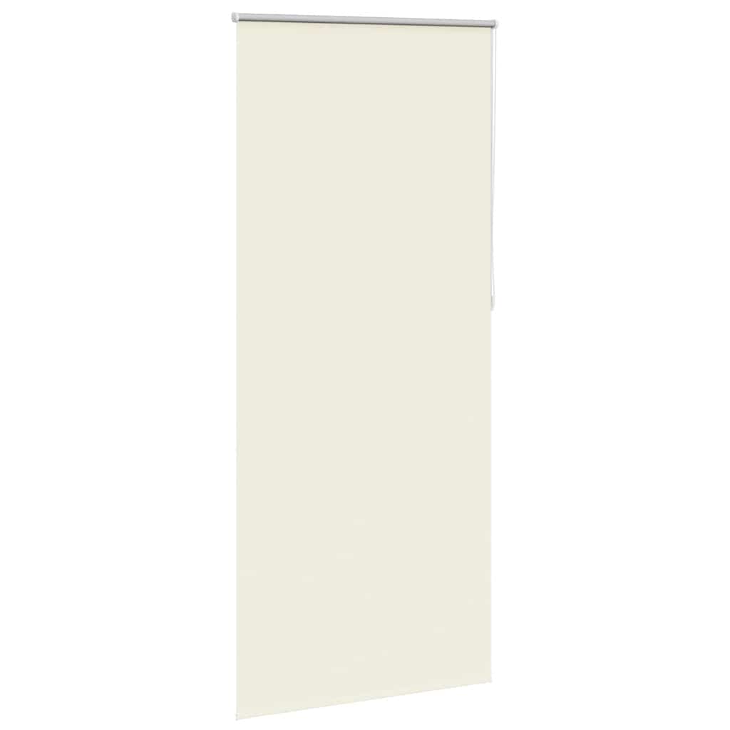vidaXL Roller blind blackout 104.4x230 cm Fabric Width 100 cm off white