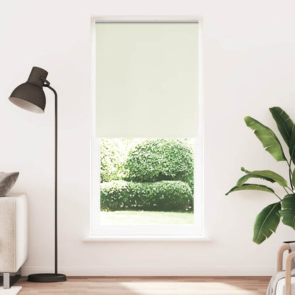 vidaXL Roller blind blackout 104.4x230cm Fabric Width 100cm off white