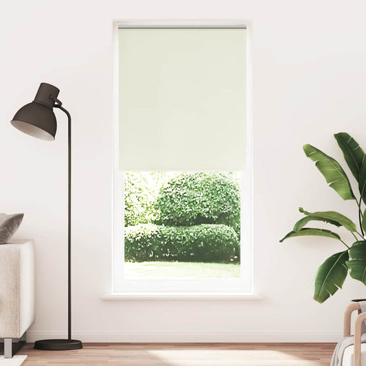 vidaXL Roller blind blackout 104.4x230cm Fabric Width 100cm off white