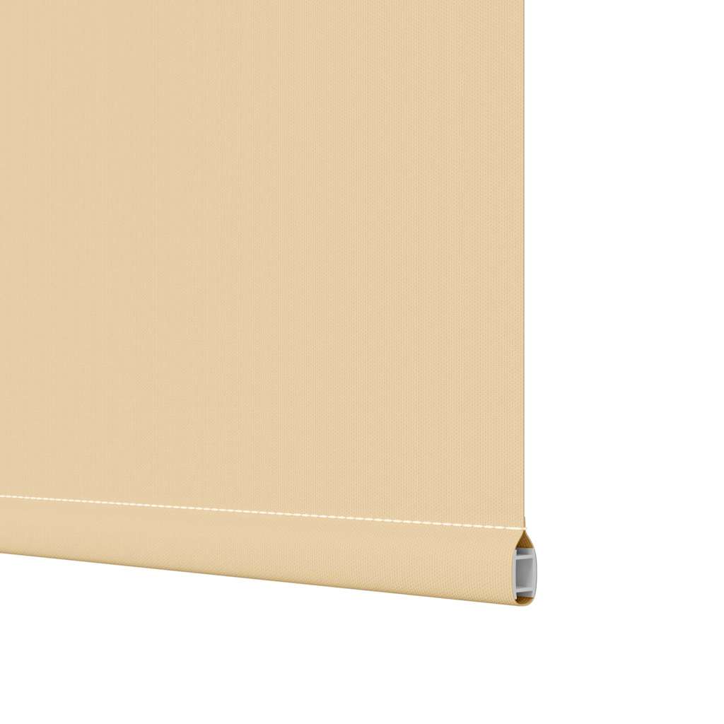 vidaXL Roller blind blackout 104,4x230 cm Fabric Width 100 cm beige