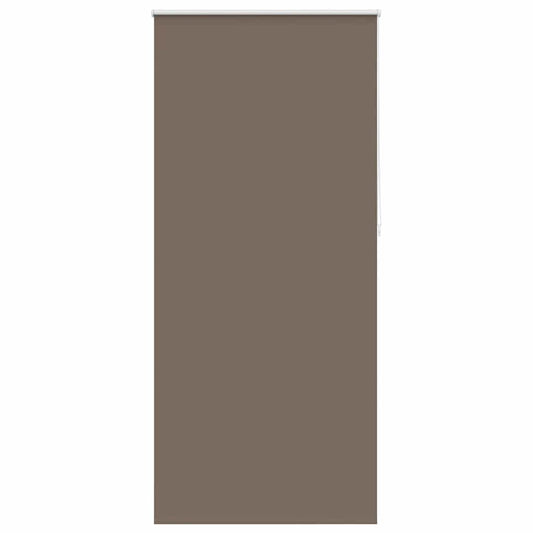 vidaXL Roller blind blackout 104.4x230 cm Fabric Width 100 cm coffee