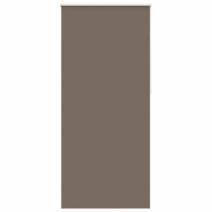vidaXL Roller blind blackout 104,4x230 cm Fabric Width 100 cm coffee
