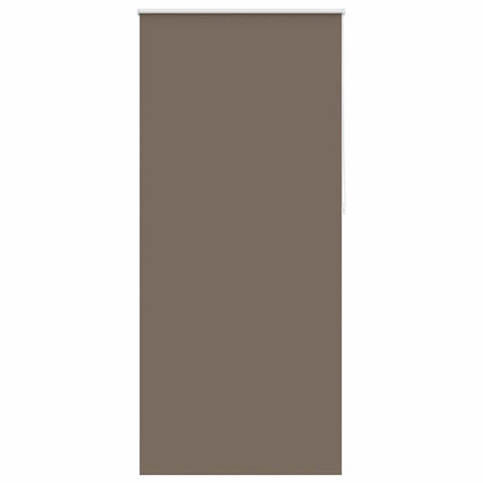 vidaXL Roller blind blackout 104,4x230 cm Fabric Width 100 cm coffee