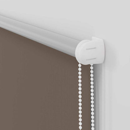 vidaXL Roller blind blackout 104,4x230 cm Fabric Width 100 cm coffee