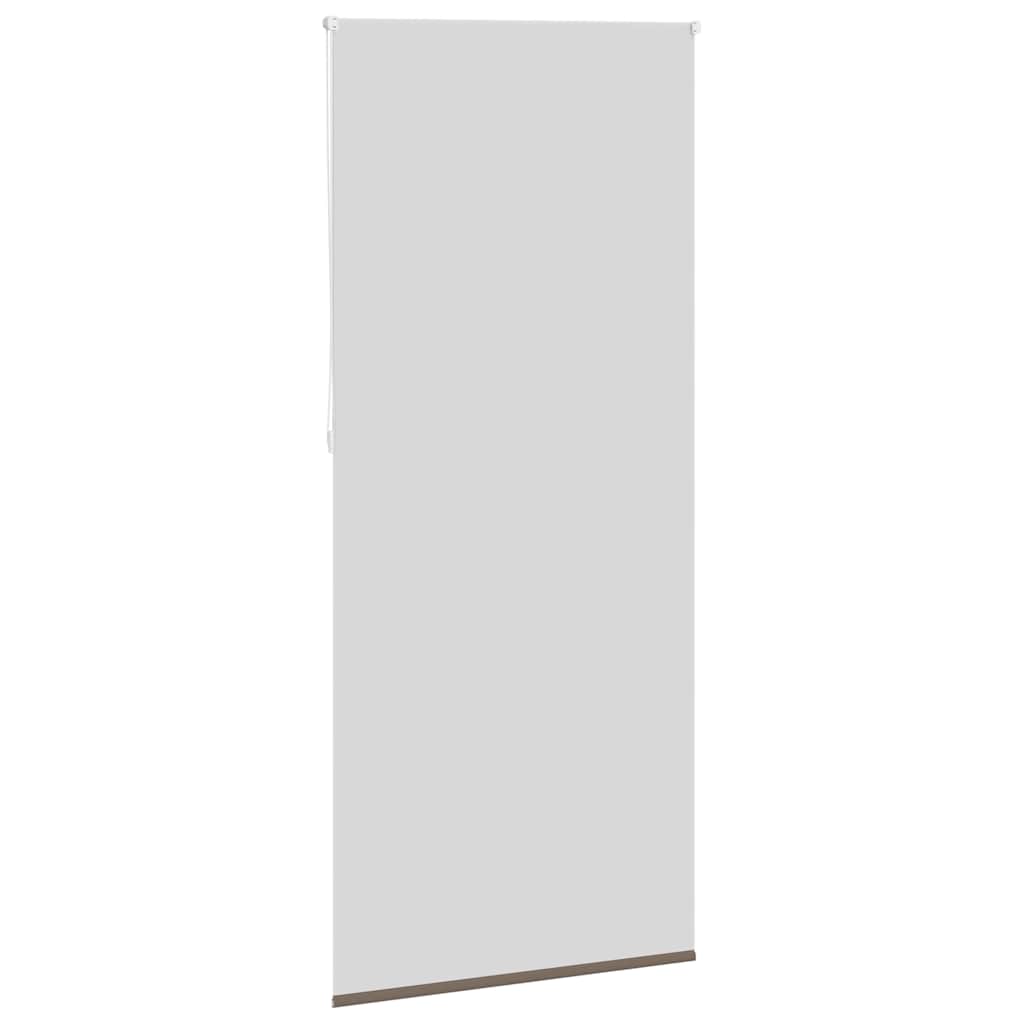 vidaXL Roller blind blackout 104,4x230 cm Fabric Width 100 cm coffee