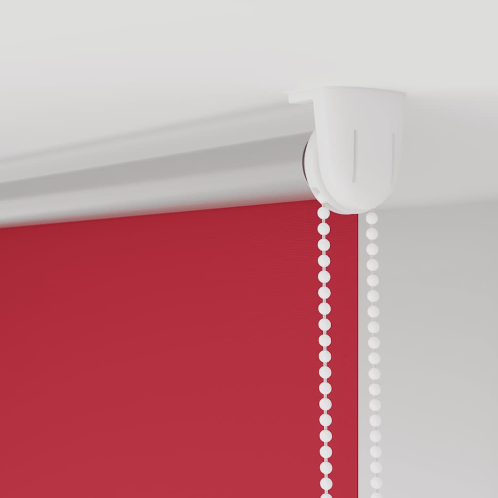 vidaXL Roller blind blackout 104,4x230 cm Fabric Width 100 cm red