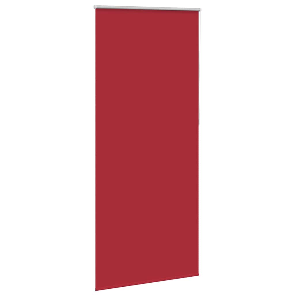 vidaXL Roller blind blackout 104,4x230 cm Fabric Width 100 cm red