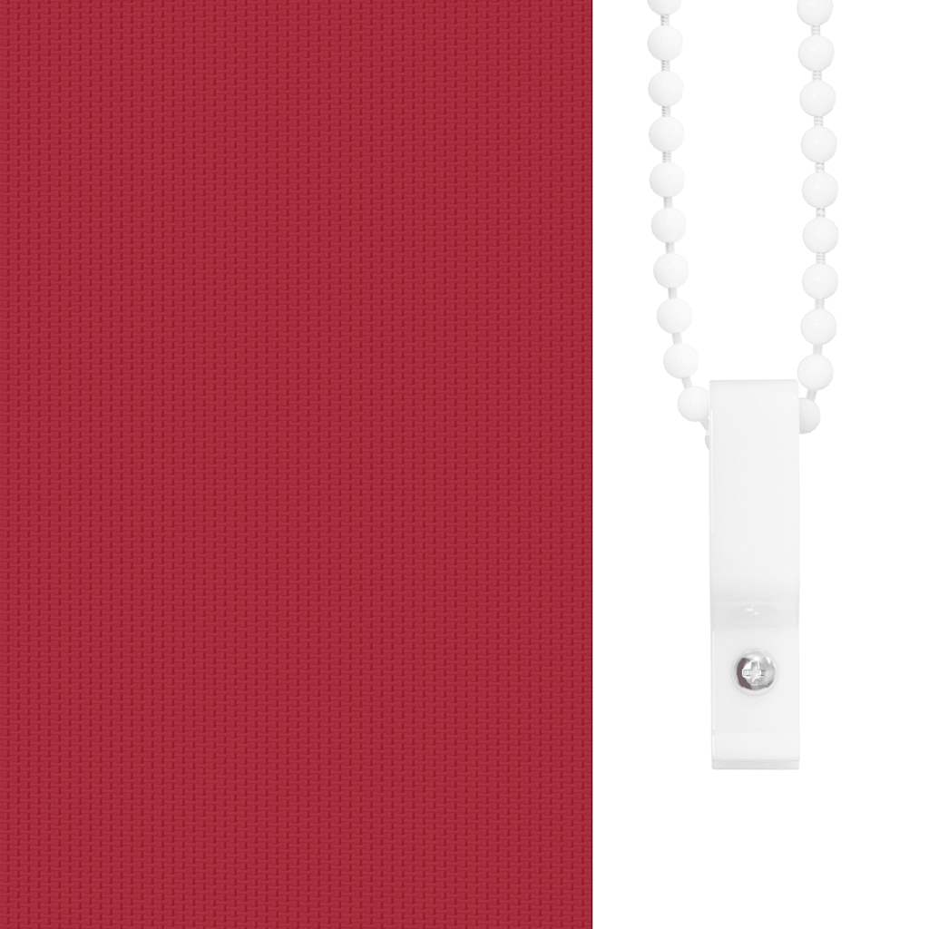 vidaXL Roller blind blackout 104,4x230 cm Fabric Width 100 cm red