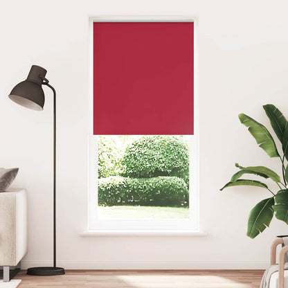 vidaXL Roller blind blackout 104,4x230 cm Fabric Width 100 cm red