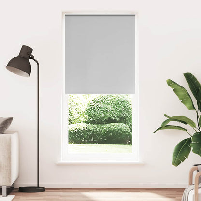 vidaXL Roller blind blackout 104,4x230 cm Fabric Width 100 cm grey
