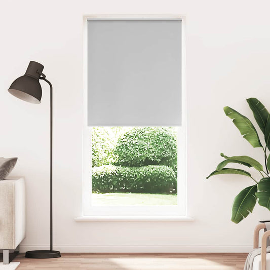 vidaXL Roller blind blackout 104,4x230 cm Fabric Width 100 cm grey