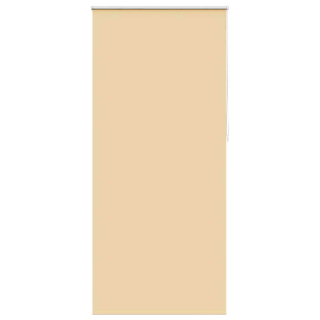 vidaXL Roller blind blackout 124.4x230 cm Fabric Width 120 cm beige