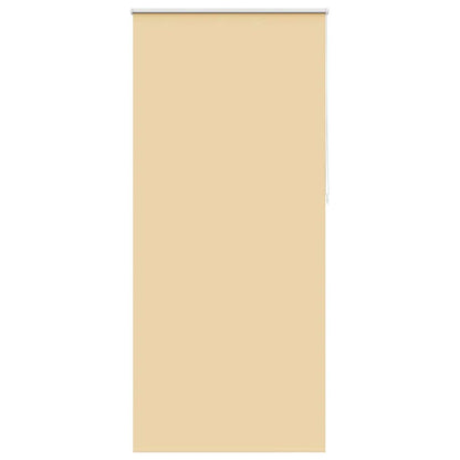 vidaXL Roller blind blackout 124.4x230 cm Fabric Width 120 cm beige