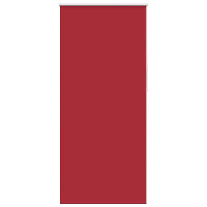 vidaXL Roller blind blackout 124,4x230 cm Fabric Width 120 cm red