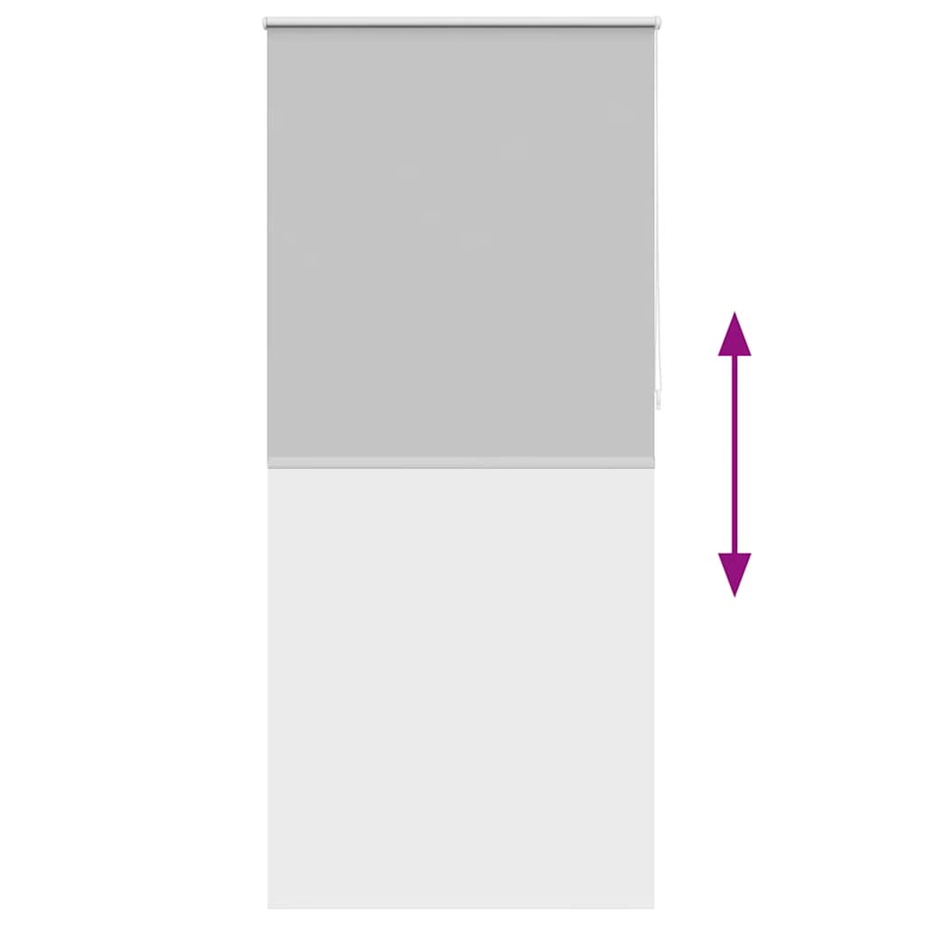 Roller Blind Blackout 120 x 230 cm Grey