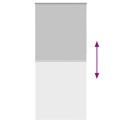 Roller Blind Blackout 120 x 230 cm Grey