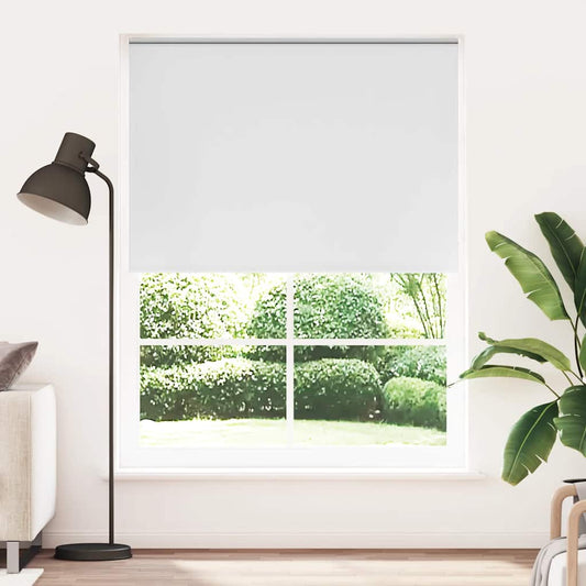 vidaXL Roller blind blackout 144,4x230 cm Fabric Width 140 cm white