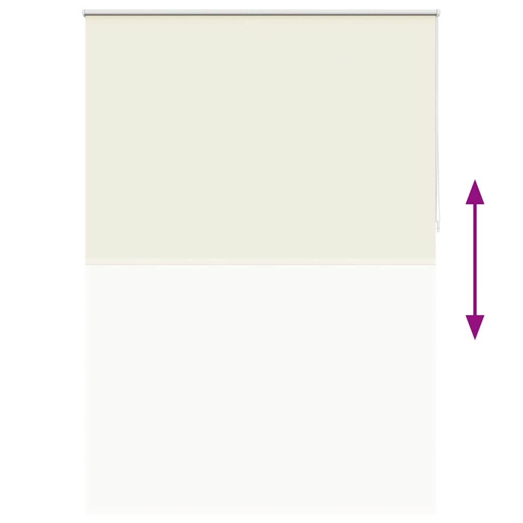 vidaXL Roller blind blackout 144.4x230 cm Fabric Width 140 cm off white
