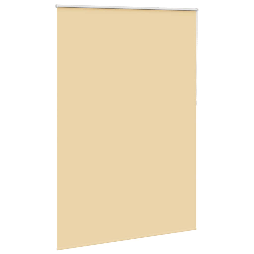 vidaXL Roller blind blackout 144,4x230 cm Fabric Width 140 cm beige