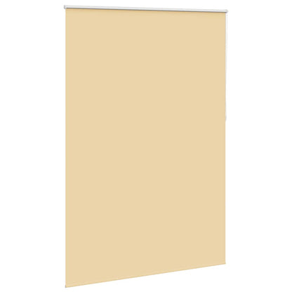 vidaXL Roller blind blackout 144,4x230 cm Fabric Width 140 cm beige