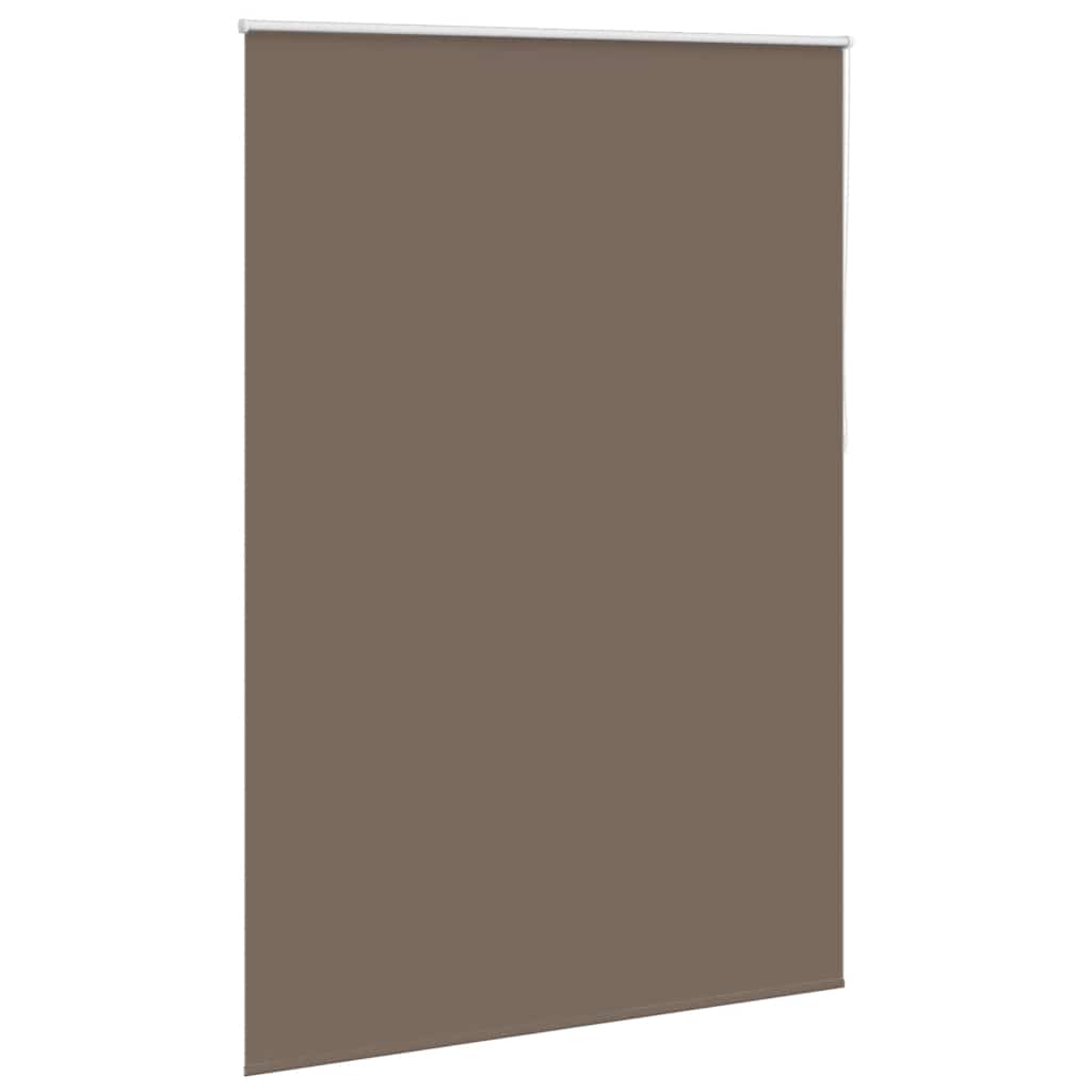 vidaXL Roller blind blackout 144,4x230 cm Fabric Width 140 cm coffee