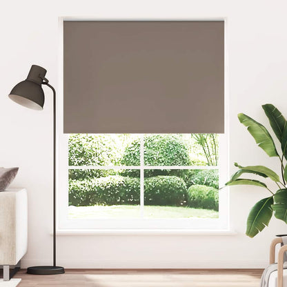 vidaXL Roller blind blackout 144,4x230 cm Fabric Width 140 cm coffee