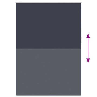 vidaXL Roller blind blackout 144.4x230 cm Fabric Width 140 cm marine
