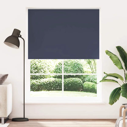 vidaXL Roller blind blackout 144,4x230 cm Fabric Width 140 cm marine