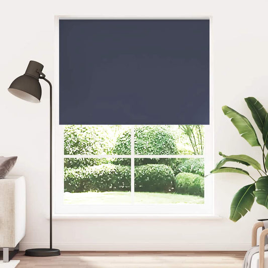vidaXL Roller blind blackout 144,4x230 cm Fabric Width 140 cm marine