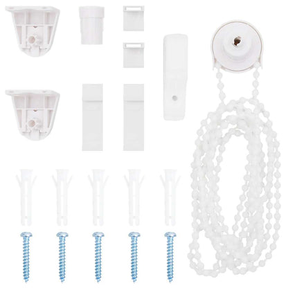 vidaXL Roller blind blackout 144,4x230 cm Fabric Width 140 cm grey