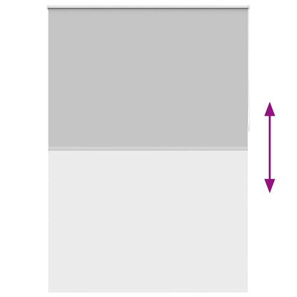 vidaXL Roller blind blackout 144.4x230 cm Fabric Width 140 cm grey