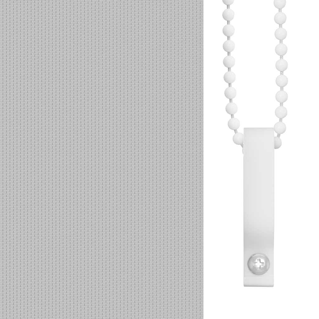 vidaXL Roller blind blackout 144,4x230 cm Fabric Width 140 cm grey