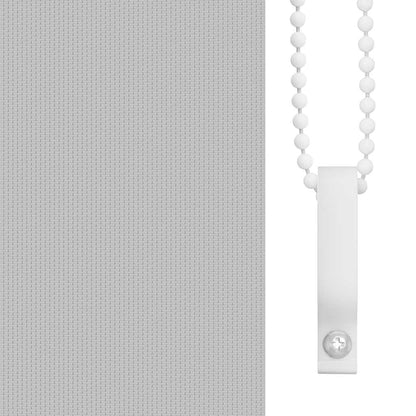 vidaXL Roller blind blackout 144,4x230 cm Fabric Width 140 cm grey