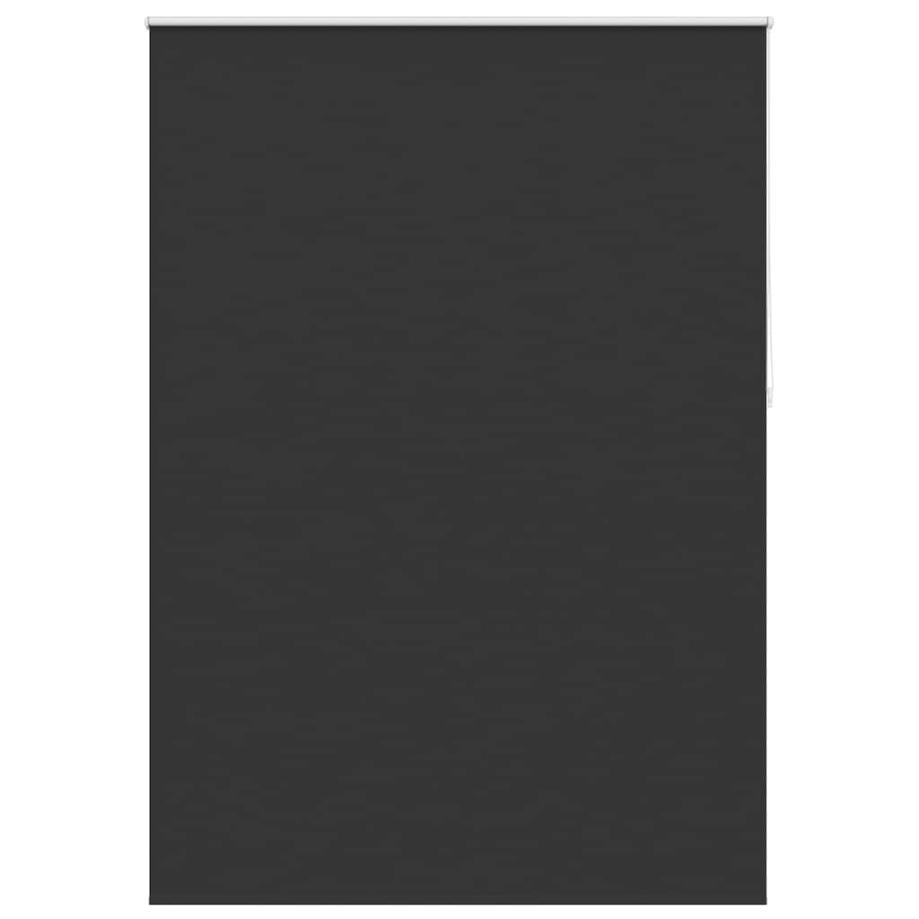 vidaXL Roller blind blackout 144,4x230 cm Fabric Width 140 cm black