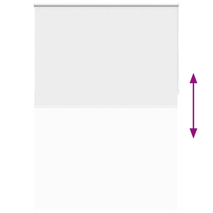 vidaXL Roller blind blackout 164.4x230 cm Fabric Width 160 cm white