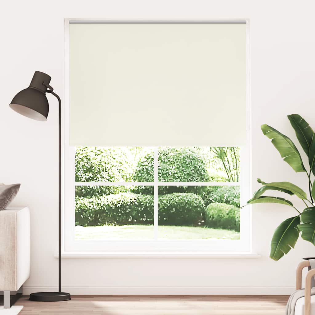vidaXL Roller blind blackout 164.4x230cm Fabric Width 160cm off white