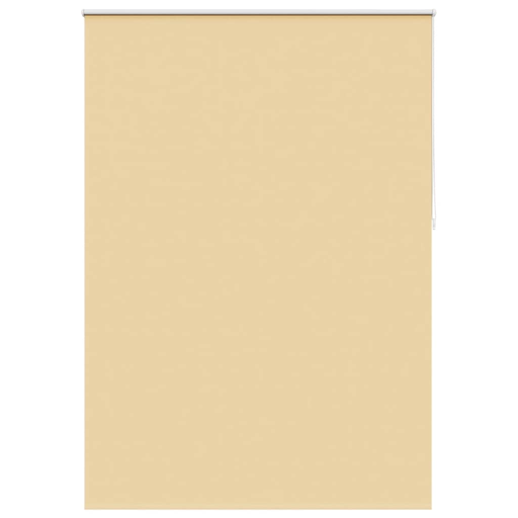 vidaXL Roller blind blackout 164.4x230 cm Fabric Width 160 cm beige