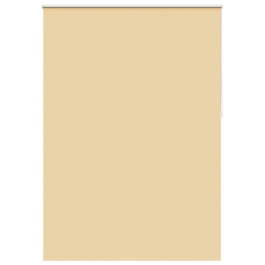 vidaXL Roller blind blackout 164,4x230 cm Fabric Width 160 cm beige