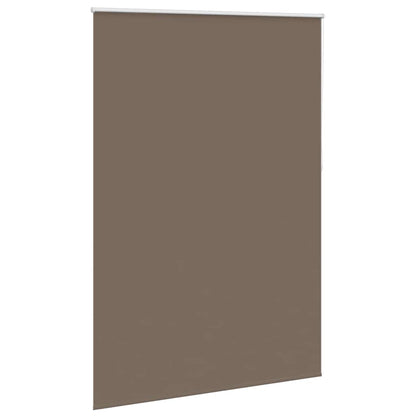 vidaXL Roller blind blackout 164,4x230 cm Fabric Width 160 cm coffee